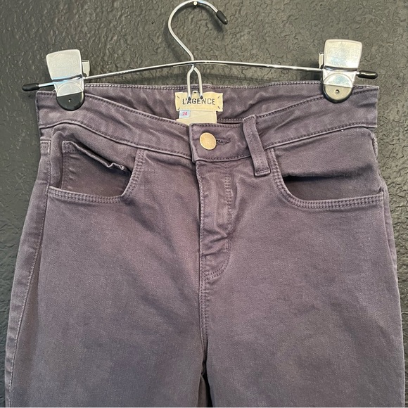 L’AGENCE Margot High Rise Skinny in color: Stingray-Size: 24 - Picture 5 of 11